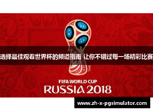 选择最佳观看世界杯的频道指南 让你不错过每一场精彩比赛